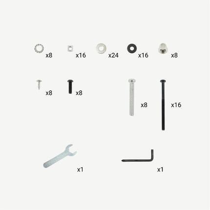 Schraubenset für Stangen des Tischkickers BF500