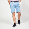 Men's golf cotton chino shorts - MW500 blue