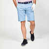 Men's golf chino shorts - MW500 blue