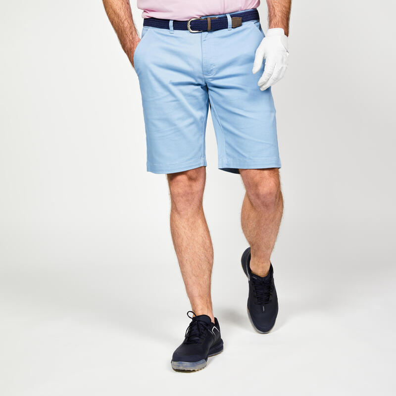 Herren Golf Chino-Shorts - MW500 blau