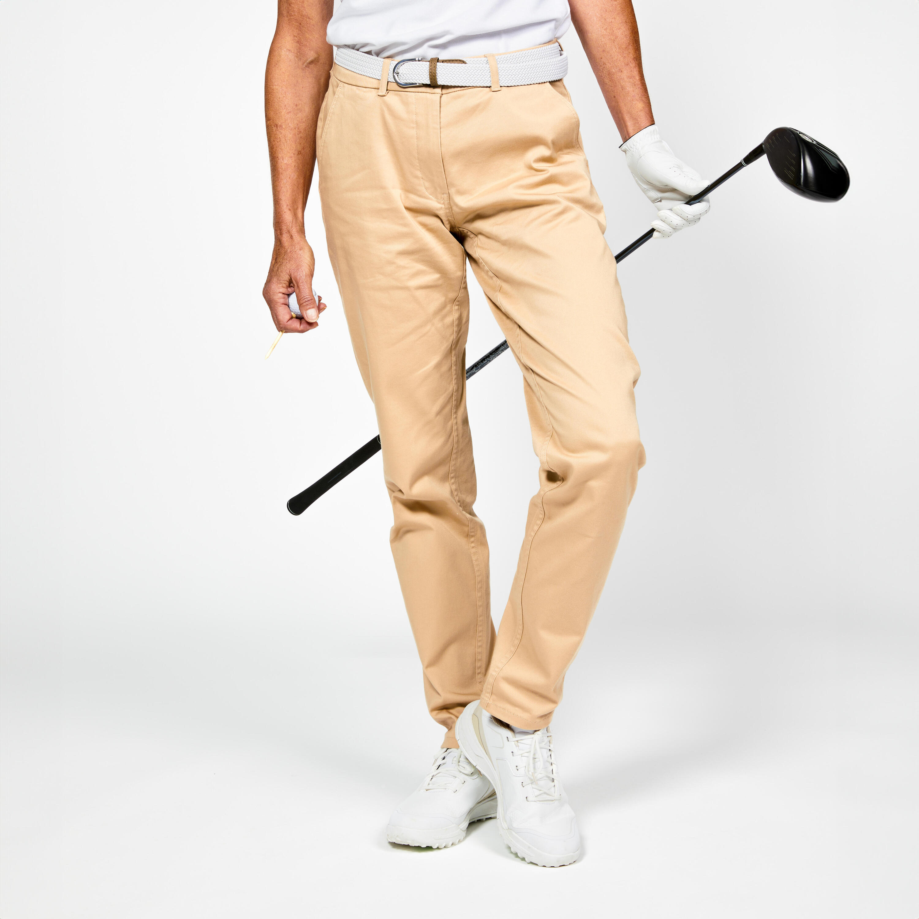 Pantalones chinos golf algodón mujer - MW500 beige 14/24