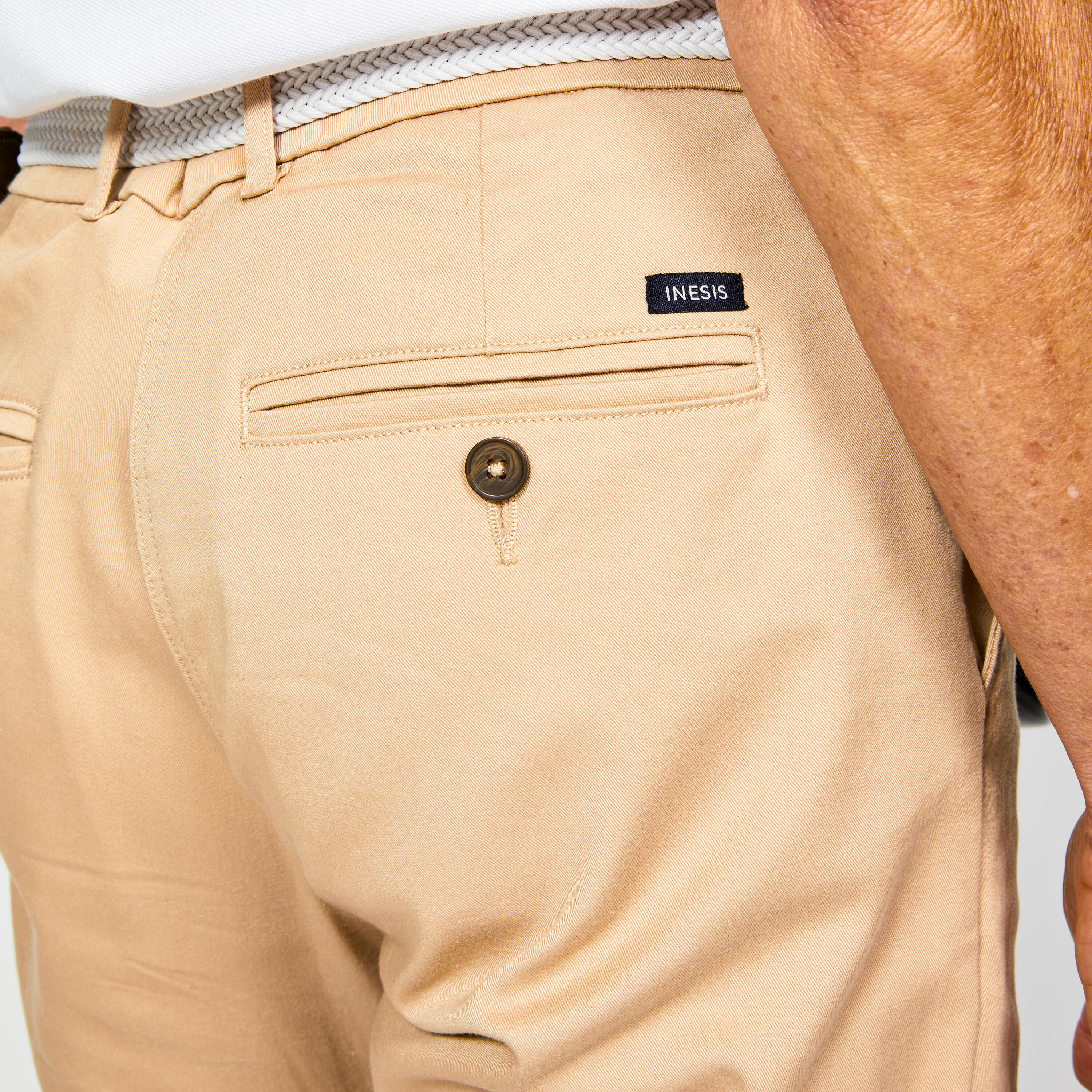 Pantalones chinos golf algodón mujer - MW500 beige 17/24