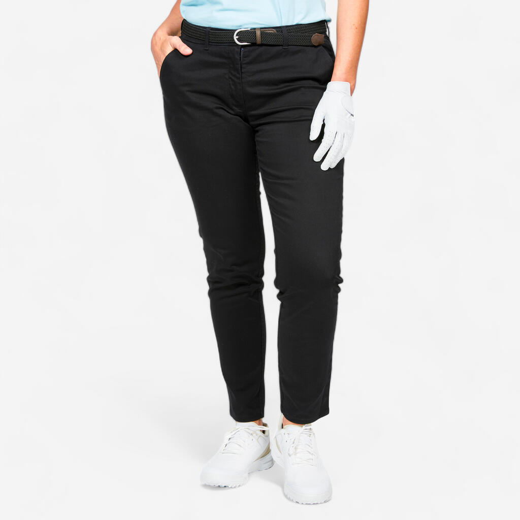 Damen Golfhose Baumwolle - MW500 rosa 