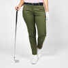 Damen Golf Hose Baumwolle - MW500 braun/khaki 