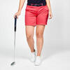 Pantalón corto chino golf Mujer - MW500 rosa grosella