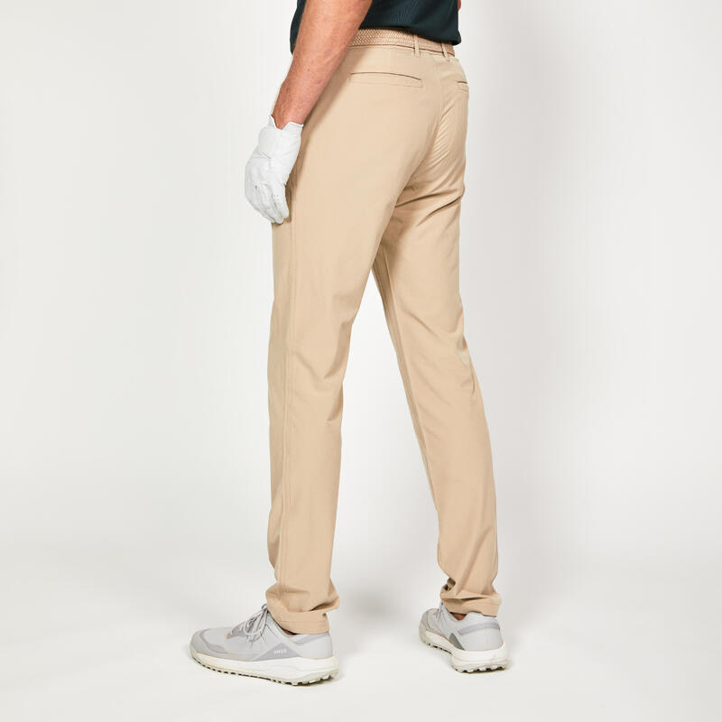 Herren Golfhose - WW 500 Sand, dunkel