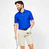 Vīriešu īspiedurkņu golfa polo T krekls “WW500”, indigo