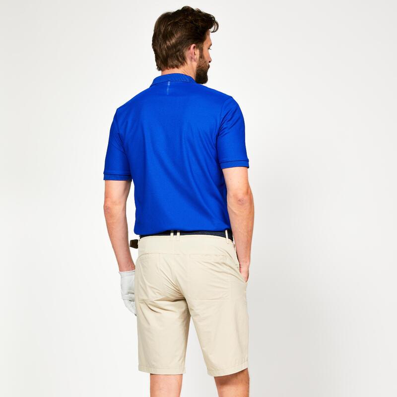 Herren Golf Poloshirt kurzarm - WW500 indigoblau