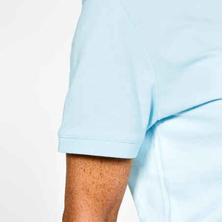 Women's golf short-sleeved polo shirt - MW500 ice blue