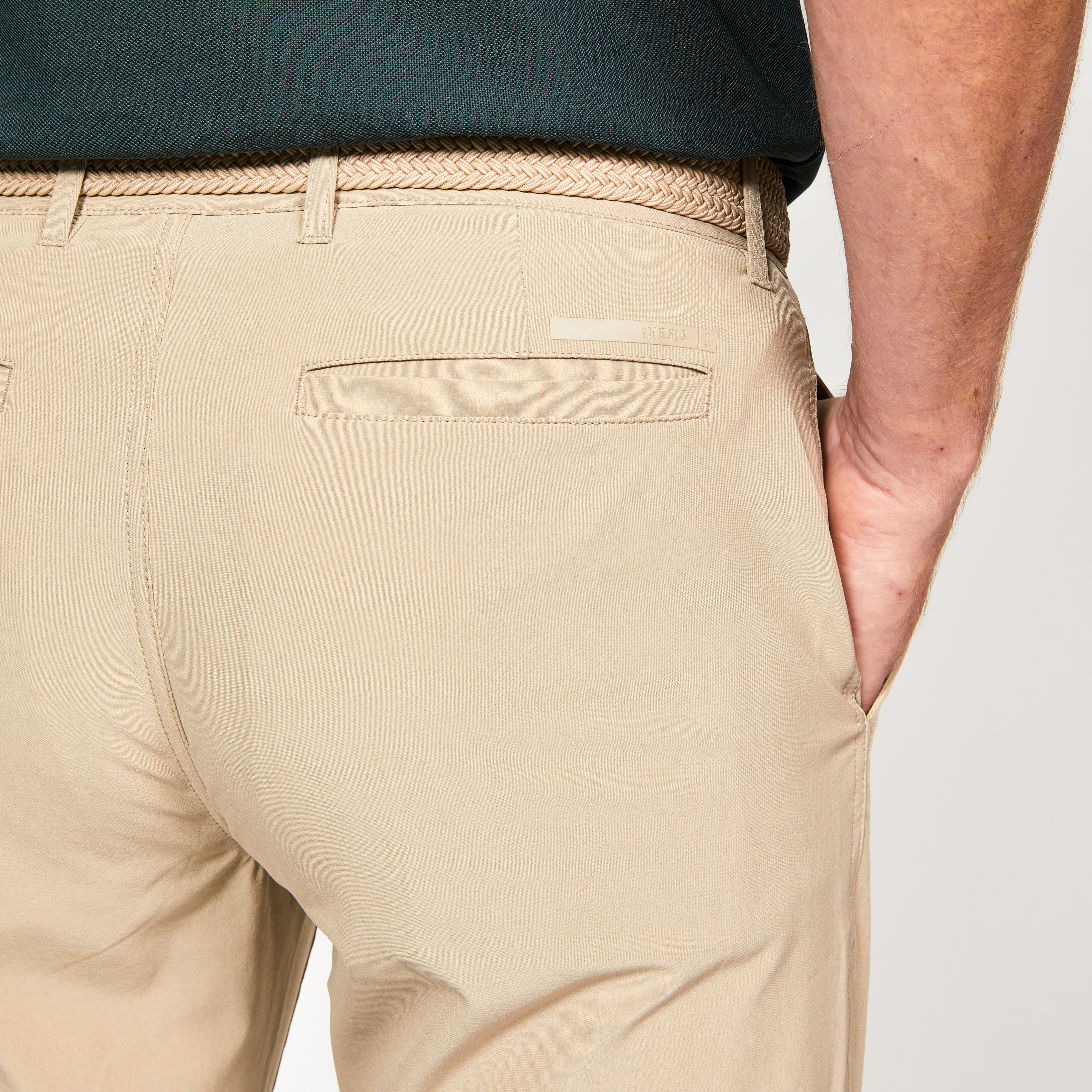 Pantalon de golf pour homme – WW 500 beige - INESIS