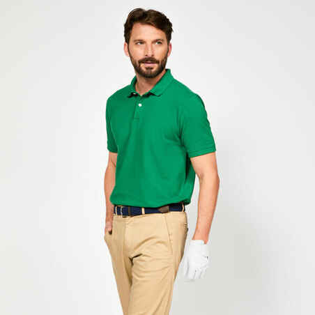 Moška polo majica s kratkimi rokavi za golf MW500 