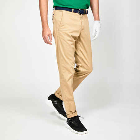 Pantalón de golf de algodón beige para hombre - MW500