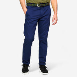 Pantalon chino golf coton Homme, MW500 bleu