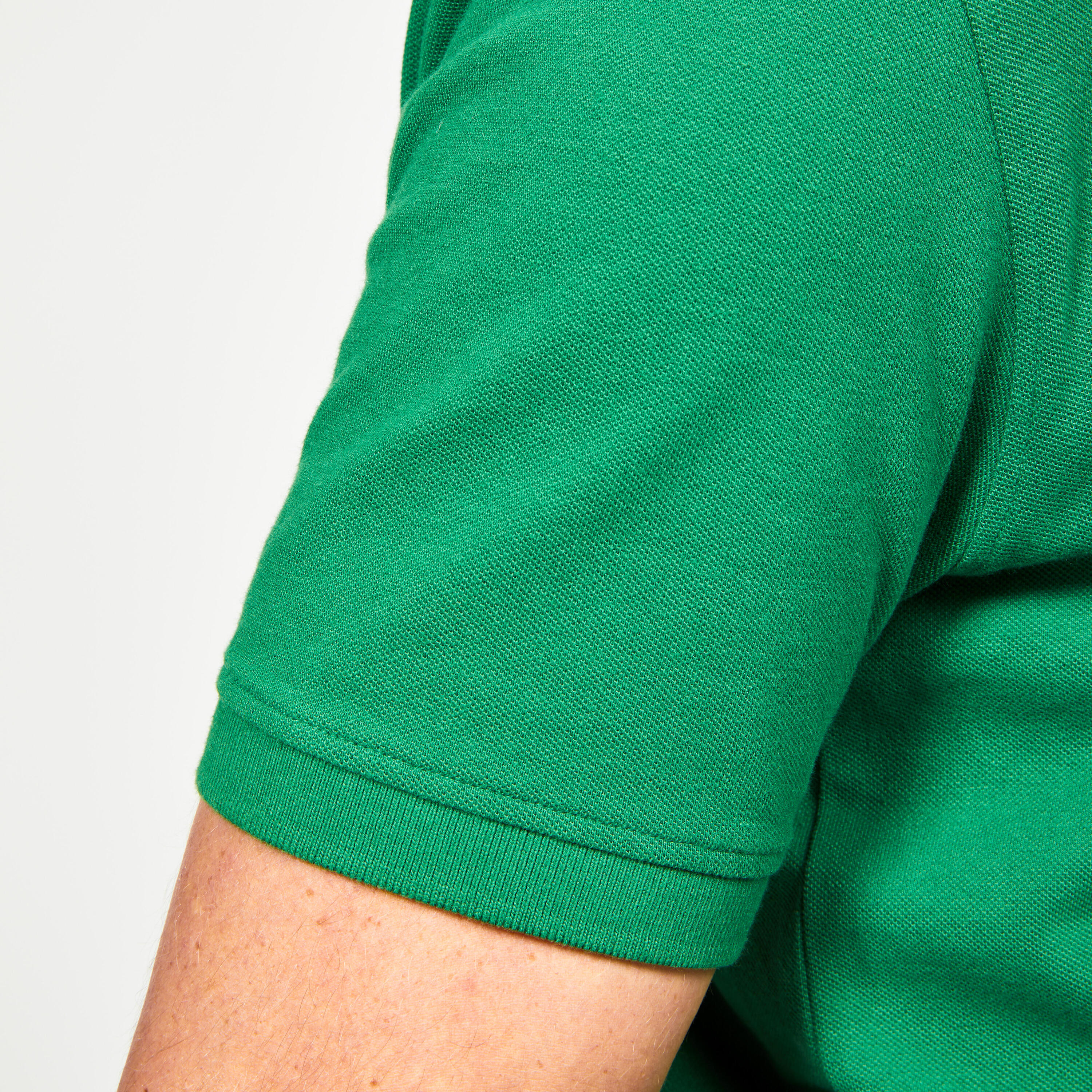 Men's short-sleeved golf polo shirt - MW500 forest green 4/5