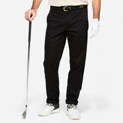 Men's Golf Chino Trousers Cotton - MW500 Black