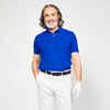Polo majica za golf muška MW500 tamno indigo plava