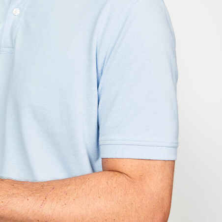 Vyriški trumparankoviai golfo polo marškinėliai „MW500“, mėlyni