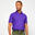 Polo de golf en coton manches courtes Homme - MW500 violet