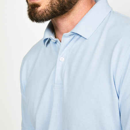 Men's golf short-sleeved polo shirt - MW500 reveur blue
