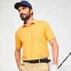 Men's golf cotton short-sleeved polo shirt - MW500 Sunset orange