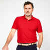 Men's short-sleeved golf polo shirt - MW500 red