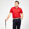 Polo majica kratkih rukava za golf MW500 muška crvena