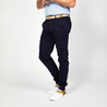 Men's golf cotton chino trousers - MW500 navy blue