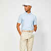 Vīriešu golfa polo T krekls “MW500”, gaiši zils
