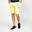 Pantalón corto chino golf Hombre - MW500 amarillo pastel
