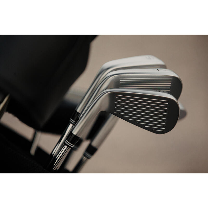 Série fers golf gaucher vitesse rapide acier - INESIS 500