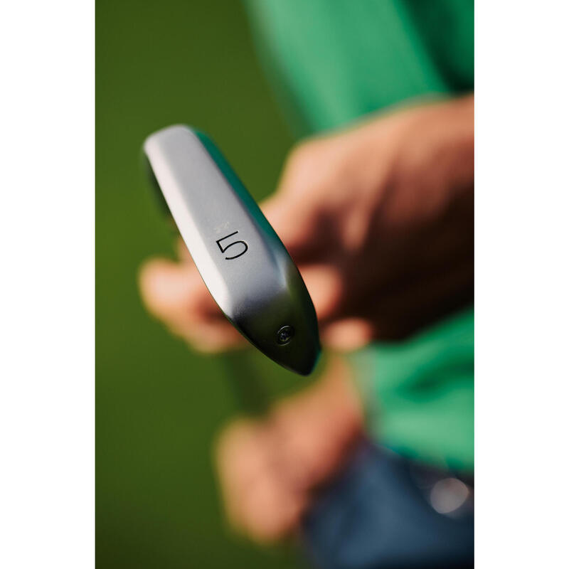Série fers golf gaucher vitesse moyenne graphite - INESIS 500