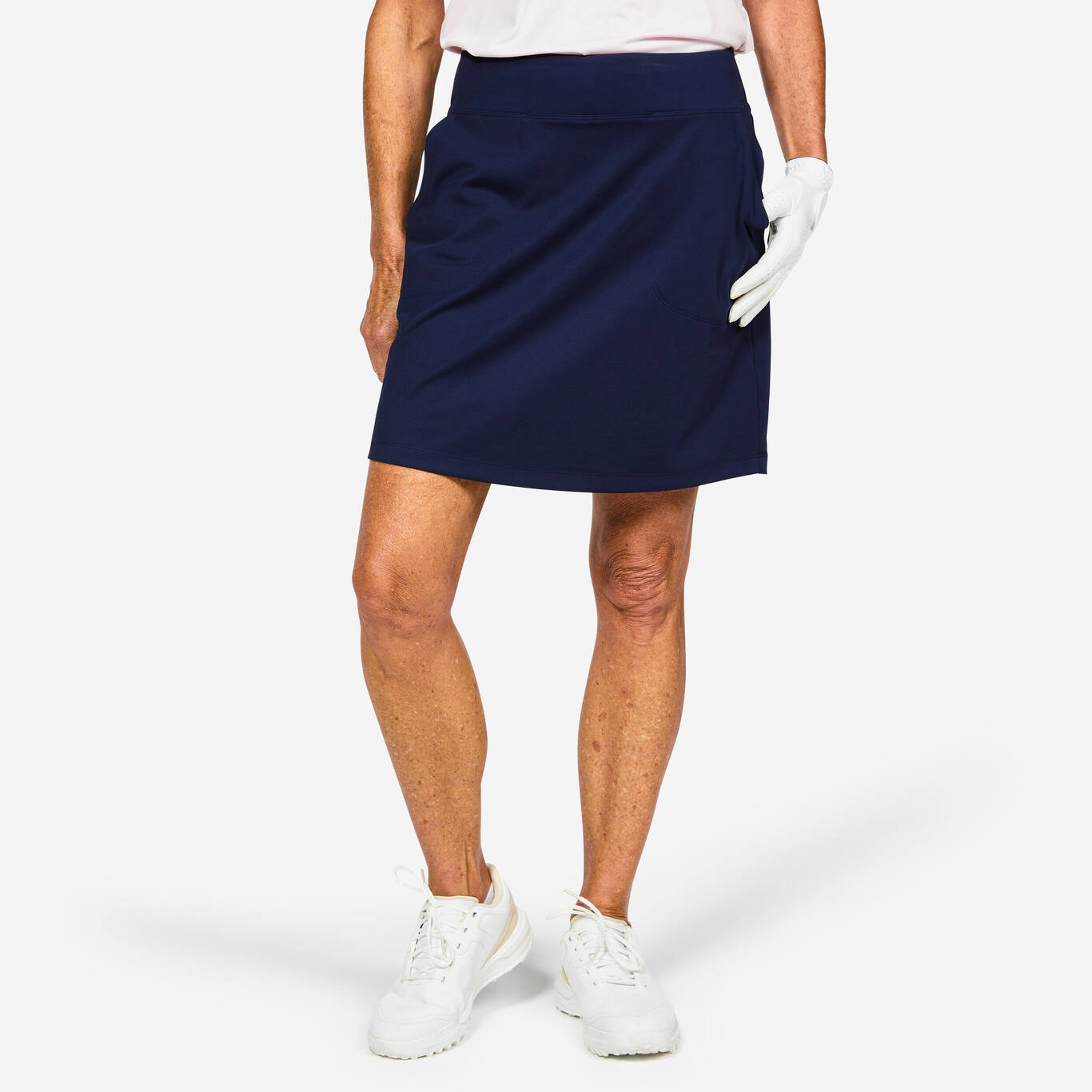 Women's Golf Skort- WW 500 Navy Blue Women's Golf Skort- WW 500 Navy Blue