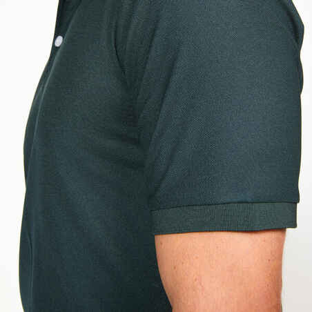 Vyriški trumparankoviai golfo polo marškinėliai „WW500“, žali