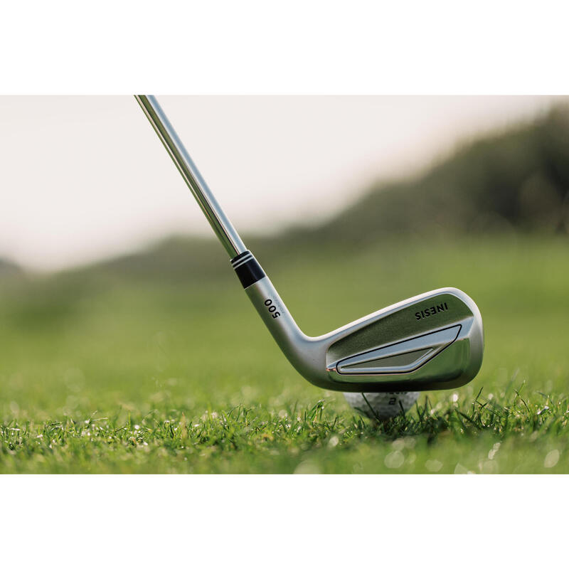 Serie de hierros de golf diestro velocidad media - INESIS 500