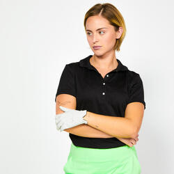 Polo de golf manga corta mujer - WW 500 negro