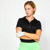 Polo golf manches courtes Femme - WW500 noir