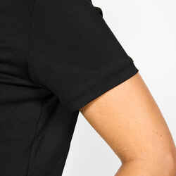 Women's Golf Short-Sleeved Polo Shirt- WW 500 black