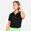 Sieviešu golfa polo T krekls “WW500”, melns
