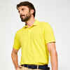 Men's golf cotton short-sleeved polo shirt - MW500 Yellow