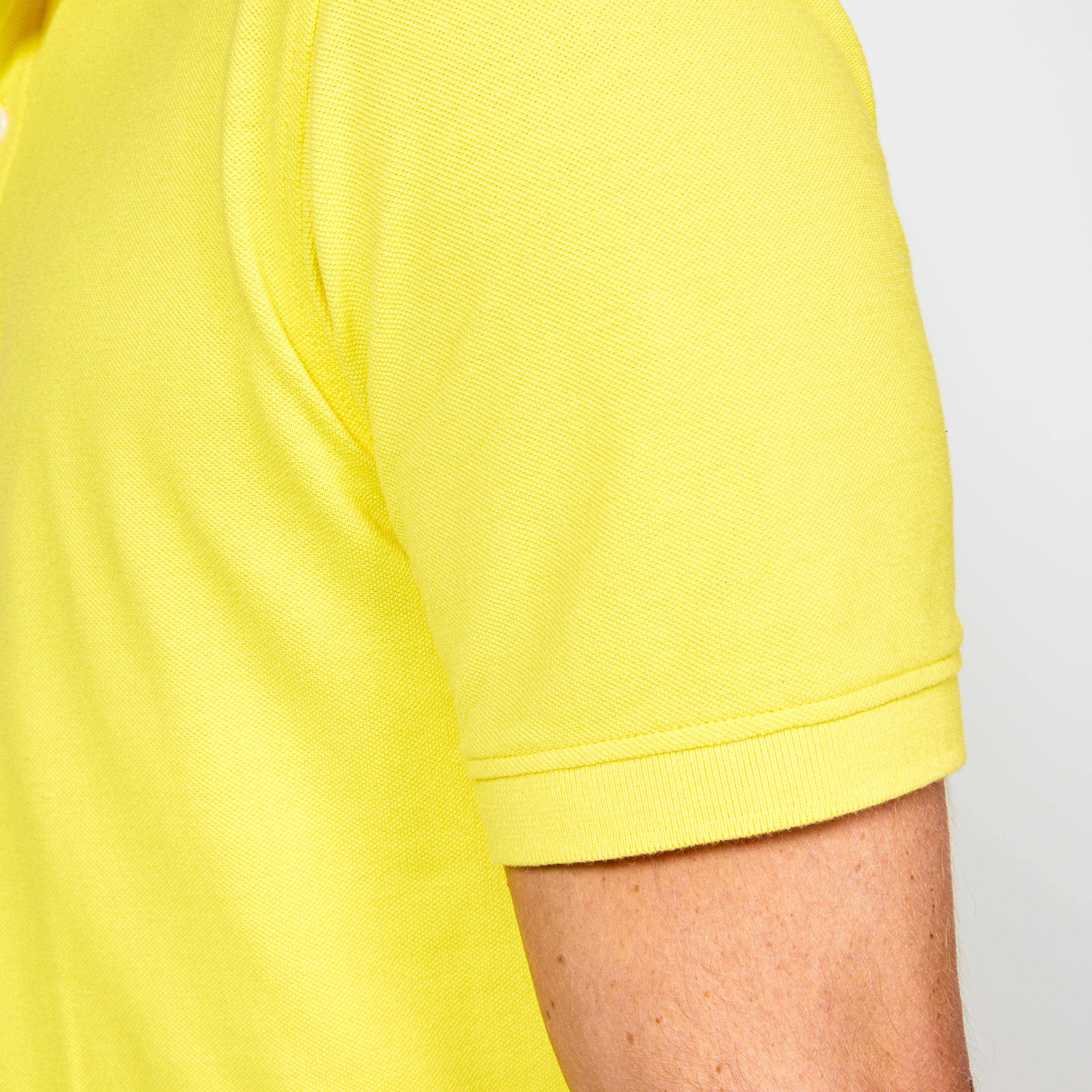 Polo de golf en coton à manches courtes homme, MW 500 - INESIS