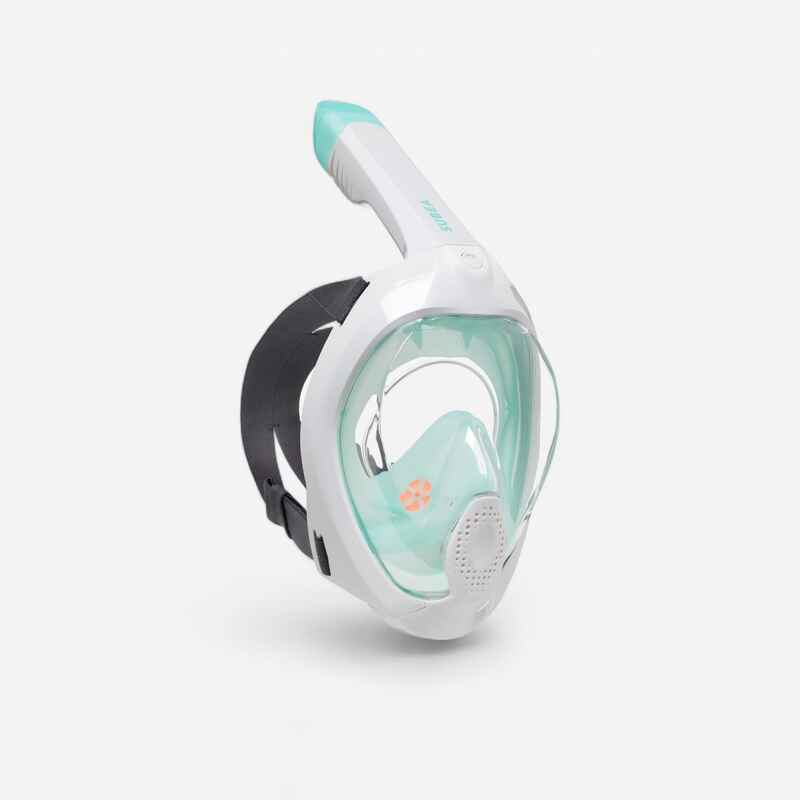 Surface snorkelling mask Easybreath + with acoustic valve > age 10 - Lagoon