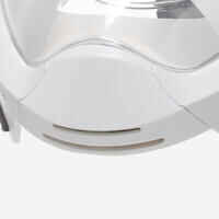 Adult Easybreath snorkelling surface mask - grey. no bag