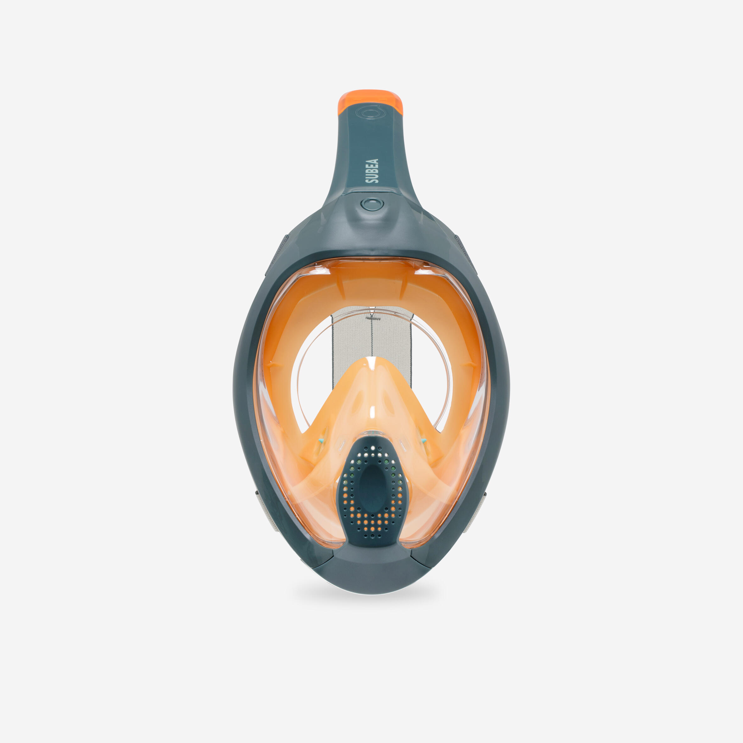 Snorkelmasker met geluidsventiel volwassenen Easybreath+ 540 freetalk oranje 2/16