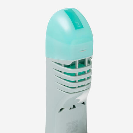 Маска Easybreath для снорклінгу з акустичним клапаном розмір L хакі/рожева