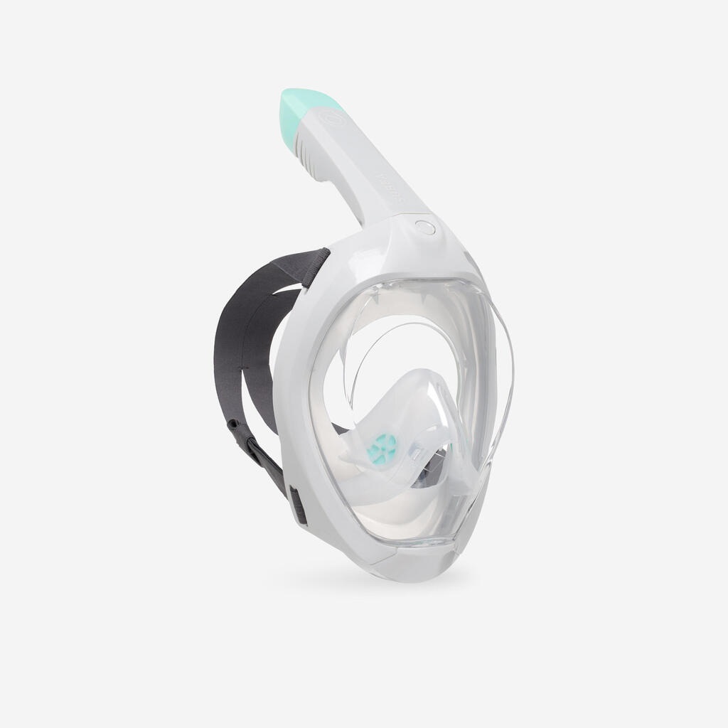 Μάσκα Easybreath snorkelling  γκρι τσάντα 2024
