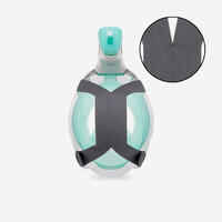 Surface snorkelling mask Easybreath + with acoustic valve > age 10 - Lagoon