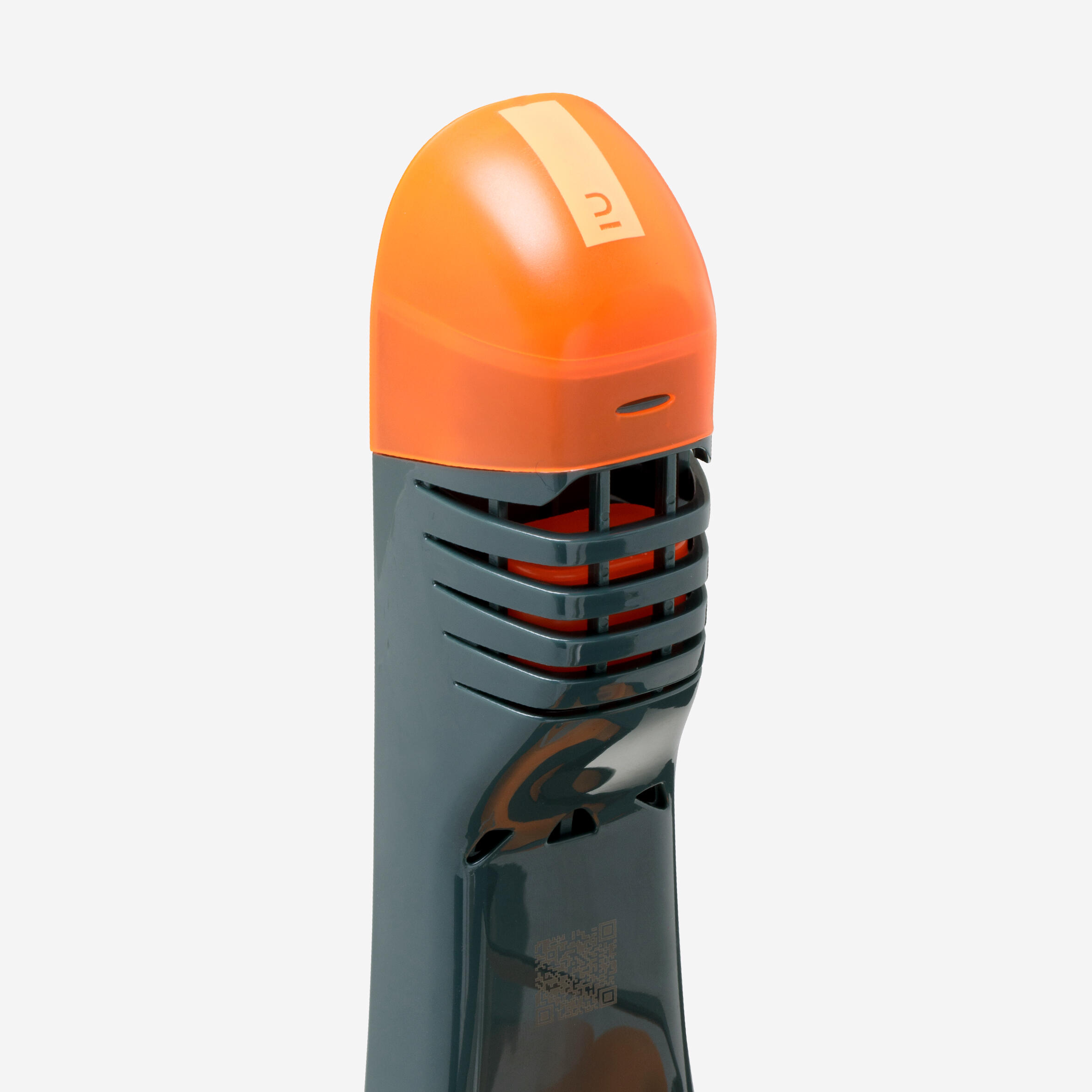 Snorkelmasker met geluidsventiel volwassenen Easybreath+ 540 freetalk oranje 7/16