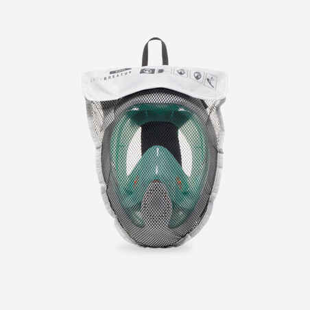 Surface snorkelling mask Easybreath + with acoustic valve > age 10 - Lagoon