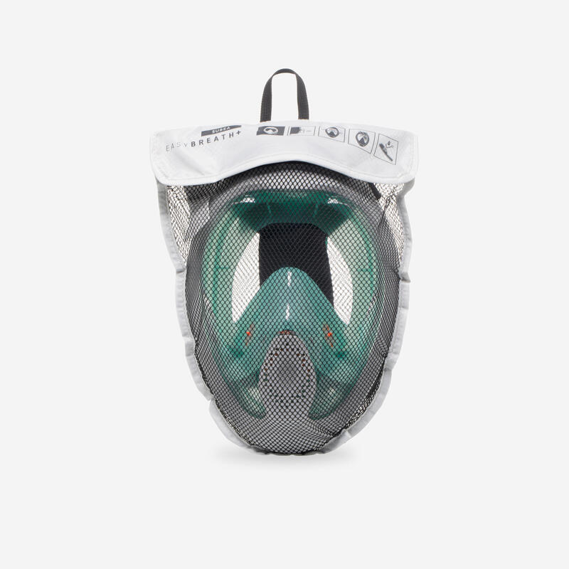 成人發聲閥浮潛面罩Easybreath - 540 可通話設計 陶土色