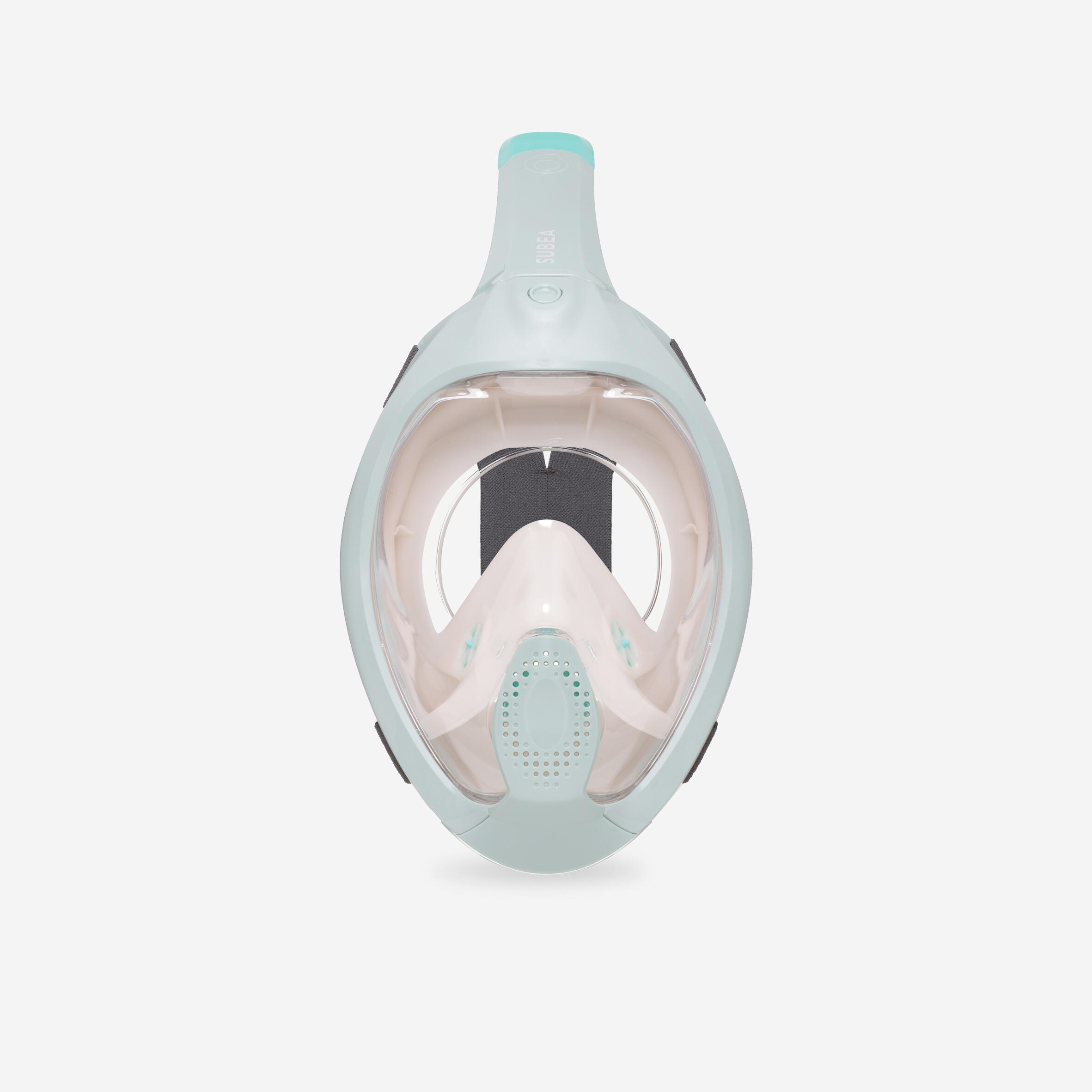 Snorkeling Mask with Acoustic Valve - Easybreath 540 Pink/Green - SUBEA